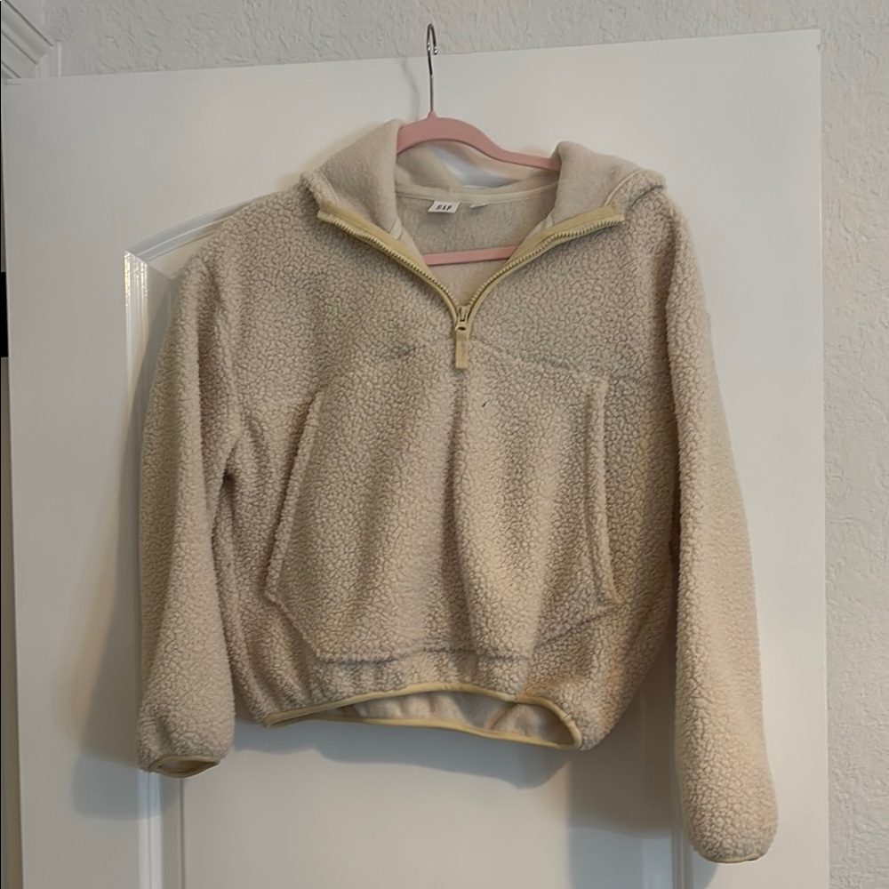 GAP Kids Cream Sherpa Jacket
